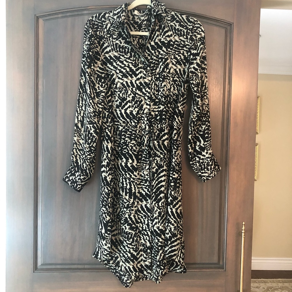 L’agence silk dress with pockets